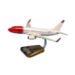Maquette avion - boeing 737 - 800w norwegian ln - noq - 1 / 100 - aero - passion