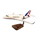 Maquette avion - falcon 2000lx et 60 ba107 villacoublay - 1 / 48 43x45cm - aero - passion