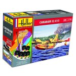 Maquette avion : kit complet : canadair cl - 415 - heller