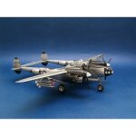 Maquette avion : lockheed p - 38l - 5 - l0 lightning usaf 1944 - trumpeter