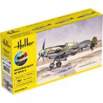 Maquette avion messerschmitt bf 109 k - 4  starter kit  1 / 72 - heller 56229 - heller joustra