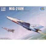 Maquette avion militaire : mig - 21um - trumpeter