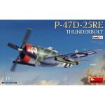 Maquette avion - miniart - p - 47d - 25re thunderbolt - echelle 1:48 - kit de base - plastique - miniart ...