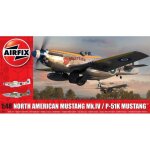 Maquette avion : north american mustang mk. iv / p - 51k mustang - airfix