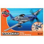 Maquette avion : quick build : d - day mustang p - 51d - airfix