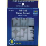 Maquette avions : set 6 mini avions grumman f / a - 18 e super hornet - trumpeter