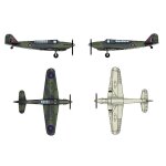 Maquettes avions : set mini avions fulmar mk. 1 - trumpeter