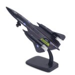 Maquette d'avion de simulation, 21cm, sr - 71, avec roue et ceinture, lampe, revtement en fiber de carbone ...