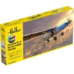 Maquette d'avion : starter kit : pilatus pc - 6 b2 / h2 turbo porter - heller