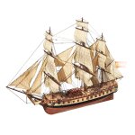 Maquette de bateau en bois : diana - occre