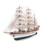 Maquette de bateau en bois : gorch fock - occre