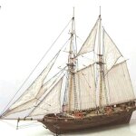 Maquette de bateau en bois fait a la main, echelle 1:100, kit de bateau, jouet, bricolage, dcoration ...