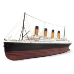 Maquette bateau en bois : rms titanic - occre