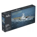 Maquette bateau : porte avion charles de gaulle 2001 - echelle 1 / 400 - 140 pieces - set collection ...