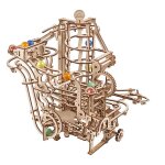 Maquette en bois : circuit a billes spirale - ugears