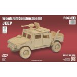Maquette en bois - voiture jeep - quay - quay Maquette en bois - voiture jeep - quay - quay