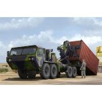 Maquette camion militaire : unit? de manutention de conteneurs hemtt m1120 - trumpeter