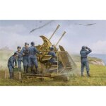 Maquette canon anti a�rien allemand : flak 43 3. 7cm zwilling - trumpeter