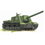 Maquette char : canon automoteur isu - 12 - zvezda