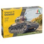 Maquette char flakpanzer iv ostwind - italeri - 6594 - blanc - plastique - int�rieur - italeri