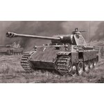 Maquette char : panther ausf. d - zvezda