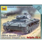 Maquette char : tank panzer iii allemand - zvezda