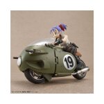 Maquette dbz - bulma variable n19 motorcycle figure - rise 16cm