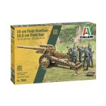 Maquette obusier allemand sfh18 - italeri - 1:72 - 5 figurines - coloris unique - italeri
