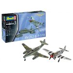 Maquettes revell maquettes avions set combat me262 & p - 51b - revell