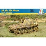 Maquette sd. kfz. 124 wespe - italeri - enfant - garon - 14 ans - cars - intrieur - noir