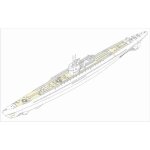 Maquette sous - marin : german navy type ix - c u - hobby boss