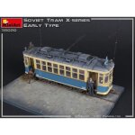 Maquette train soviet tram x - series. early type - miniart - mini art