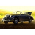Maquette v�hicule d'etat - major allemand : opel admiral cabriolet avec figurines