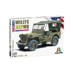 Maquette véhicule militaire : jeep willys mb 80ème anniversaire 1941 - 2021 coloris unique - italeri Maquette véhicule militaire : jeep willys mb 80ème anniversaire 1941 - 2021 coloris unique - italeri