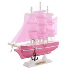 Maquette de voilier en bois - dcoration d'intrieur pour chambre, salon, bureau - artisanat ecologique ...