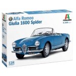 Maquette voiture alfa romeo giulia 1600 spider - italeri - 1:24 maquette char promo - ref : 15026 - italeri ...