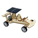 Maquette de voiture en bois pour projet scolaire, petit jouet d'assemblage, de production, d'invention, ...