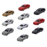 Maquette de voiture a l'echelle ho, 10 pices, 1 / 75, train de construction, modle d'architecture de ...