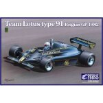 Maquette voiture formule 1 : team lotus type 91 belgian gp 1982 - ebbro