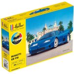 Maquette voiture : starter kit : bugatti eb 110 - heller