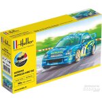Maquette voiture : starter kit: impreza wrc'02 - heller
