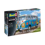Maquettes vw t1 samba bus flower power - revell
