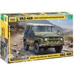 Maquette - zvezda - uaz - 469 soviet military off - road vehicle - int�rieur - mixte - zvezda