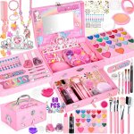 Maquillage enfant jouet filles, 68 pcs kit de maquillage enfant fille, jouets cosmétiques sûr et non ... Maquillage enfant jouet filles, 68 pcs kit de maquillage enfant fille, jouets cosmétiques sûr et non ...