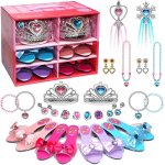 Maquillage enfant jouet filles, chaussure talon enfant fille, bijoux princesse, 4 paires de chaussures, ... Maquillage enfant jouet filles, chaussure talon enfant fille, bijoux princesse, 4 paires de chaussures, ...