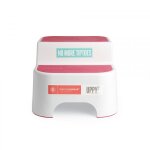 Marche pieds b�b� 2 marches antid�rapant rose fuchsia