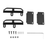 Marchepieds de pdale latrale en mtal, plaque de pied pour voiture a chenilles 1 / 24 rc axial scx24 ...