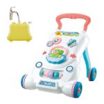 Marchette musicale en abs avec vis rglable pour bb, chariot assis pour tout petit, jouet d'apprentissage ...