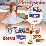 Mardi gras cadeaux jouer tapis panneaux de signalisation anglais, panneaux de signalisation d'identification ...