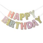 Marguerite joyeux anniversaire f�te d�coration banni�re blanc fleur guirlande drapeau f�te d'anniversaire ...